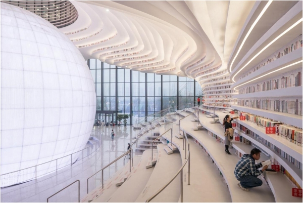 Новая библиотека в Китае
